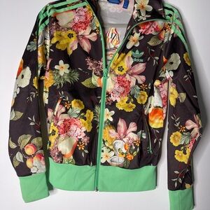 Adidas original X Farm Rio Fruit bowl Firebird Track Jacket size small